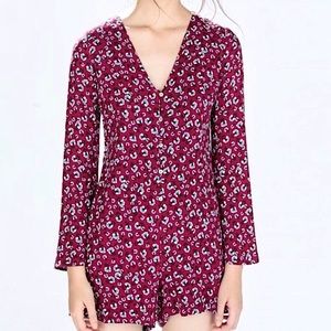 Zara Trafaluc Long Sleeved Romper!